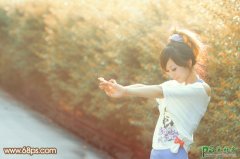 PS给春日绿树边