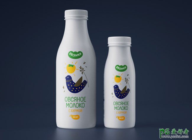 Oatbirds燕麦奶产品包装设计作品欣赏，燕麦奶创意包装设计